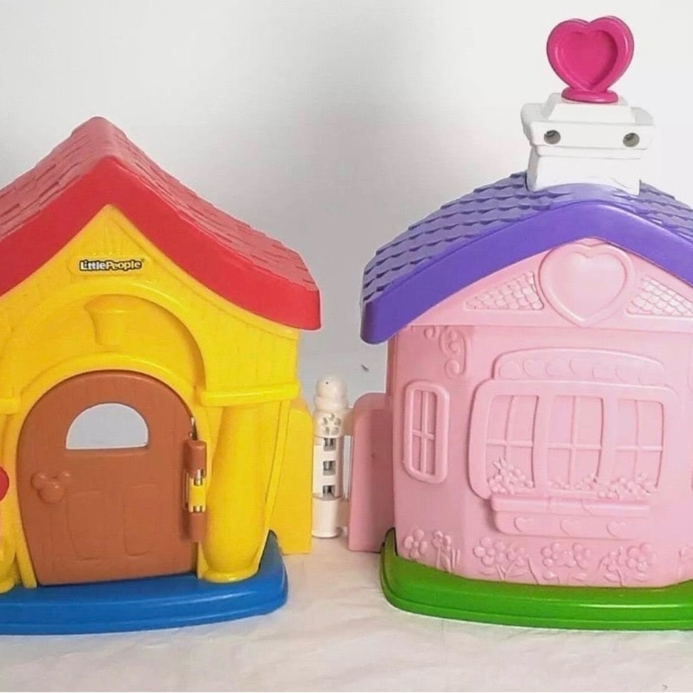 Fisher Price Little People Magic of Disney Mickey Mouse Minnie Fold Play House - Picture 4 of 9
